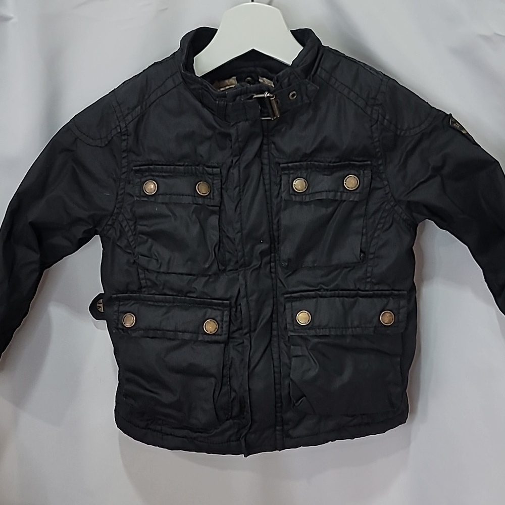 ZARA BOYS Sherpa Vest Layered Jacket Moto Jacket